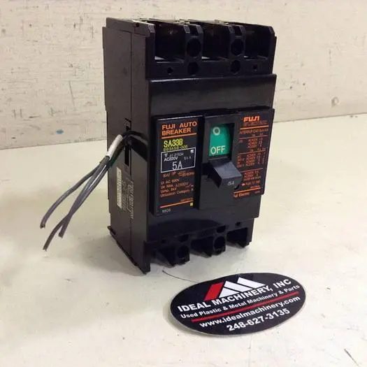 Used FUJI ELECTRIC SA33B-5 Circuit Breakers Michigan US | Ideal Machinery #574905