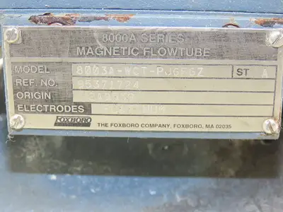 Foxboro IMT20-TA10FGZ Magnetic Flow Transmitter with 3" Flow Meter Tube Damage