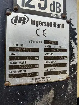 Used 2003 INGERSOLL-RAND CM-780D BLASTHOLE Drill Rigs Pennsylvania US | East West Machinery & Drilling #1415548