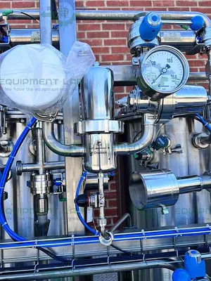 NEW CENTEC EMULSIFICATION SKID 10 GPM W/ 2 - 200L TANKS, FRISTAM FSP POWDER MIXER