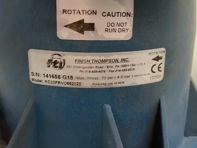 Used THOMPSON KC32PRVO552122 Pump & Valve Parts Ohio US | Surplus Asset Holdings #1547739