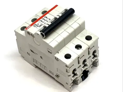 USED ABB MINIATURE CIRCUIT BREAKER 3-POLE 20A K CURVE 277/480Y VAC