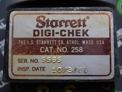 Starrett 258 Digi-Check Height Gage Used