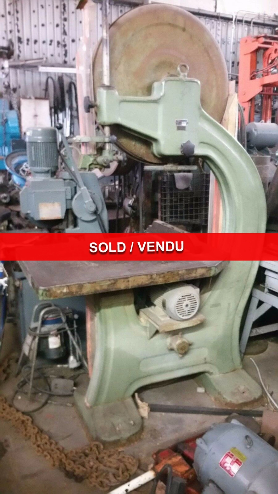 Used Centauro 800 ST Woodworking Vertical Band Saws Quebec CA | Machineco #1256230