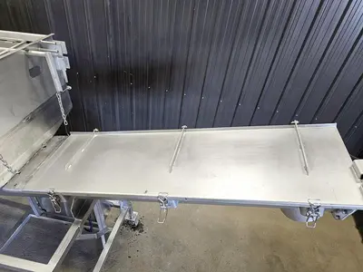 Used Screw Conveyor, 9” diameter x 108” long