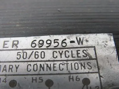 Reliance Electric  69956-W Single Phase Transformer 207/504V TR8600
