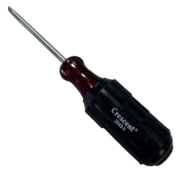Crescent 3/16" x 6-3/4" Electrician's Slotted Screwdriver Round Shank 22433