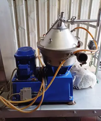 Alfa-Laval LAPX 404 SGP-31G/GC CLARA 20 HF clarifier skid, 316L SS.