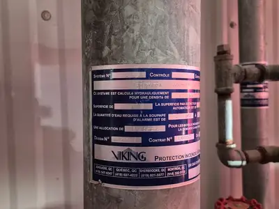 Containerized Foam Fire Suppression System w/ Deluge Valve, Potter Controls & Piping Manifold