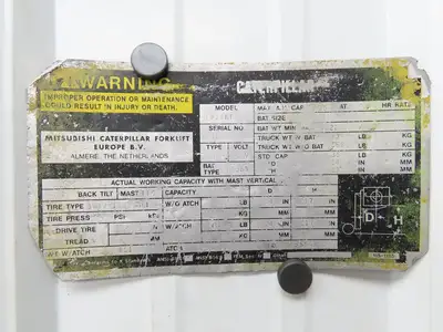Caterpillar EP18KT Electric Forklift Hydraulic Mast Tilt Cylinder