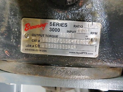 Browning Series 3000 Gear Drive Catalog # 56382/CA14-78585 Unused Condition!