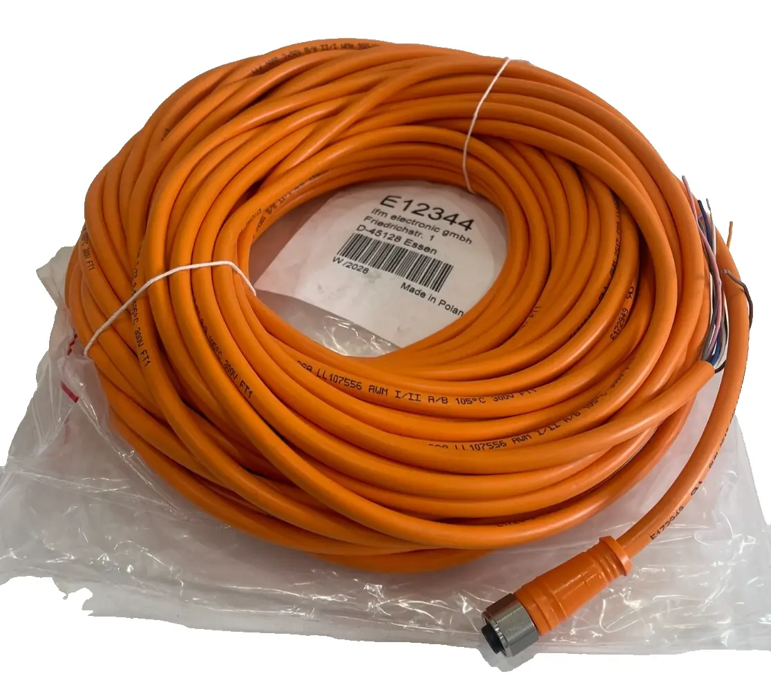 NEW IFM ELECTRONIC E12344 CORDSET