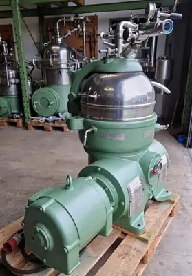 Westfalia KG 8006 chamber bowl centrifuge, 316SS.