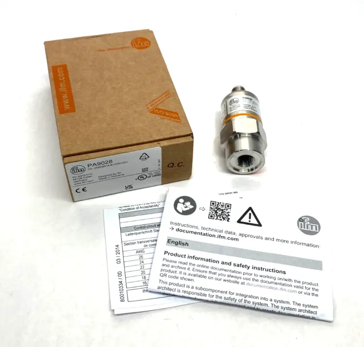 Used IFM PRESSURE TRANSMITTER CERAMIC MEASURING CELL Pressure Transmitters | Maverick Industrial Sales #1116971