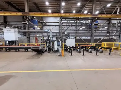 Used 2016 Ficep TIPO D8 Flat & Angle Processing Line Beam / Drill Lines California US | Machine Tool Bids #1509632