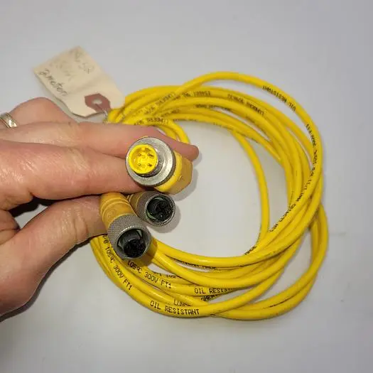 Used LUMBERG LUMBERG AUTOMATION 909632 / E54661 DUAL END FEMALE / 2 METERS LONG W/ SPLITTER (4 PRONG MALE) Cable & Wire | ND Industrial Surplus #1219726