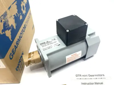 New | in-Stock Brother Induction Motor, 3-Phase, 7.5:1 Ratio, 1/10HP Gearmotors Michigan US | Maverick Industrial Sales #1396097
