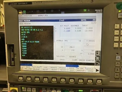 USED 2010 OKUMA GENOS L400E