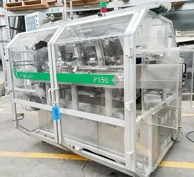 Promatic model P150 automatic horizontal intermittent motion cartoner for blisters