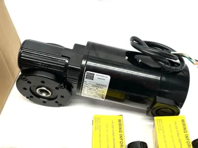 New | in-Stock Bodine Electric 1526BD DC Right Angle Hollow Shaft Gearmotor Gearmotors Michigan US | Maverick Industrial Sales #1398757