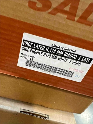 Used SALICE SIDE PROFILE H178 MM WHITE 2 SIDED Misc Woodworking Parts Florida US | MachineryMax #1437832