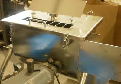 2 Cubic foot Stainless steel Double Ribbon Blender – Unused 1HP Motor & Gearbox 120v, Full Rebuilt Electronics.