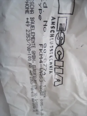 TURCK ESCHA FKM4-WAS3-WAS2.005-0 CABLE