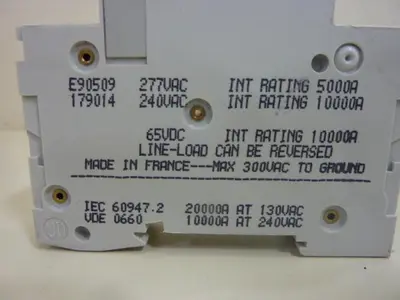 USED MERLIN GERIN C60N-6