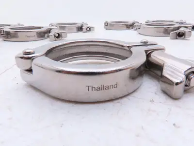 2" Tri-Clamp Sanitary 304 Stainless Wing Nut  Lot of 10
