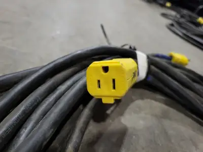 112 ft SOOW Power Extension Cord 14/3 AWG 15A 125V