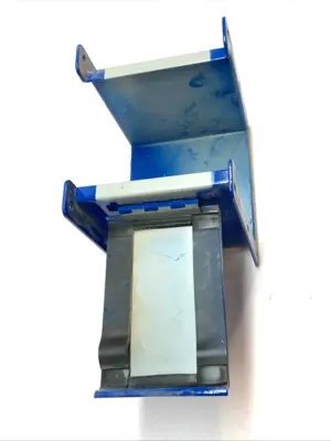USED HOFFMAN LAY-IN WIREWAY 6"X6"X6" TYPE 12 HINGED COVER STEEL