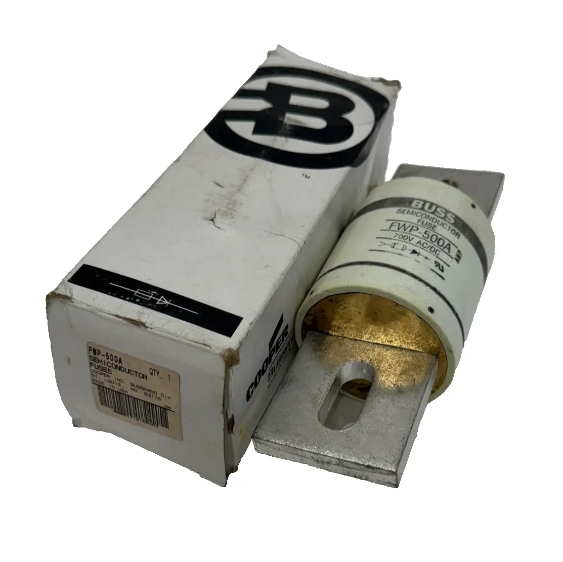 NEW BUSSMANN FWP-500A SEMICONDUCTOR FUSE 700V AC/DC FWP500A