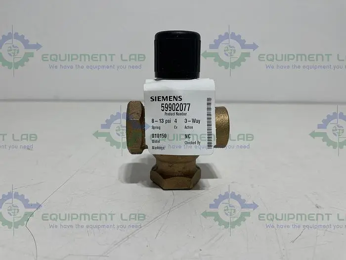 NEW SIEMENS 59902077 POWERMITE VF 599 SERIES 3-WAY VALVE, 010150