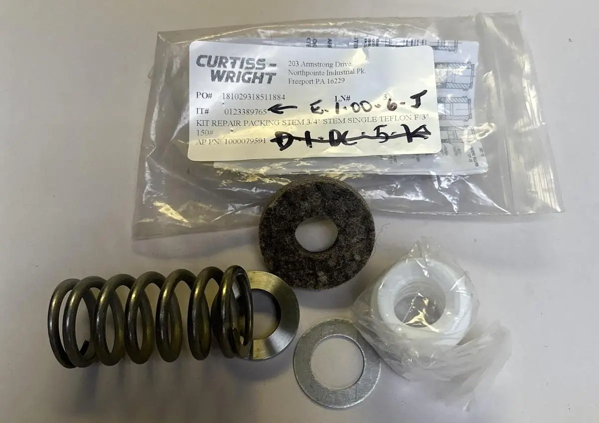New | in-Stock CURTISS WRIGHT 1000079591 Seals & Gaskets Ohio US | Surplus Asset Holdings #1246998