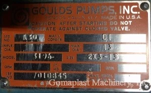 USED Goulds 3196