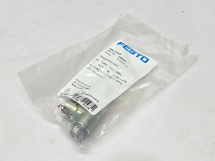 New | in-Stock FESTO 530030 PILOTED NON-RETURN CHECK VALVE Valves/Fittings | Maverick Industrial Sales #1106388