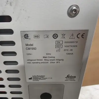 Used Leica 2016 Leica CM1950UV Cryostat Cryostats Texas US | PT Medical Technologies #1458746