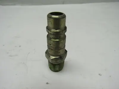 Hanson #52 Steel Male Ball Lock Pneumatic Quick Connect Fitting 3/8 NPT Male