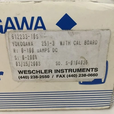 NEW Yokogawa 612233