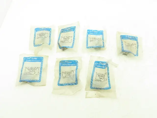 Valu Guide System Plast VG-553-B12 Threaded Tube End 1.5" Sq  Lot of 7
