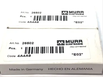 New | in-Stock Murr Elektronik Surge Suppressor LOT OF 2 Surge Protectors Michigan US | Maverick Industrial Sales #1483104