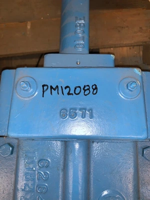 6" Allen-Sherman Hoff Segregating Knife Gate Valve Air Operated , Unused