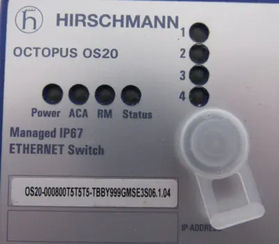NEW HIRSCHMANN OS20-000800T5T5T5-TBBY999GMSE3S ETHERNET SWITCH OCTOPUS OS20