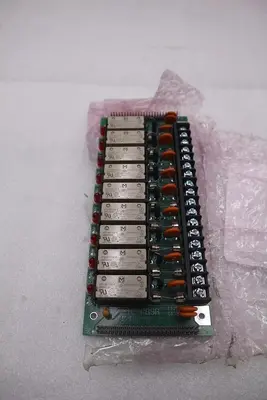 Cattron 01C-PB9R Fused 9 Channel Relay Circuit Board LED Indication STOCK K-3355