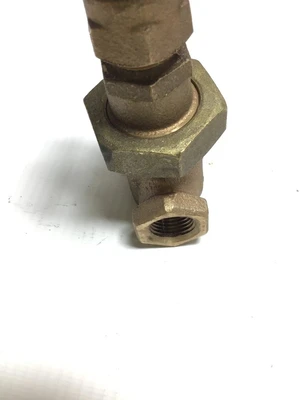 Nibco T-136/T-126 3/8in Gate Valve – Bronze, Non-Rising Stem, Union Bonnet, Threaded 039923619761