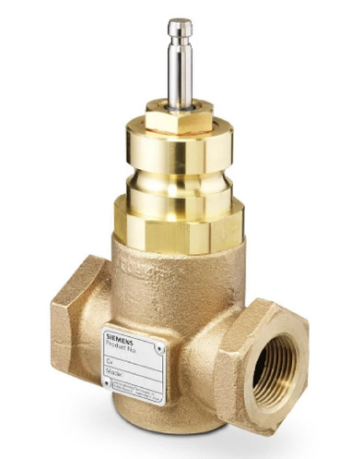 Siemens 599-03164 2-Way 1/2" Flowrite Valve, Cv 2.5, Normally Open, Equal, F x F [New]