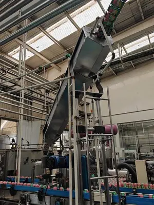 Complete Beverage Can Line with Sarcmi 20 Valve Can Filler / Comaco 4 Head Seamer