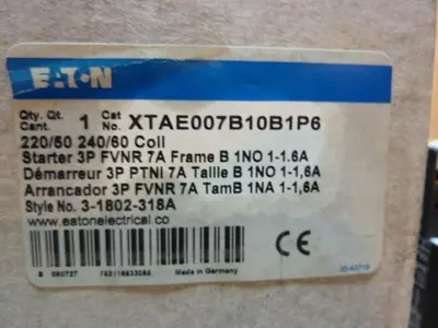 NEW EATON CORPORATION XTOBIP6BC1