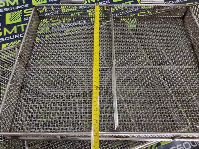 STAINLESS STEEL WIRE MESH PCB INLINE WASH BASKET