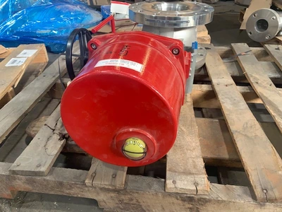 8"-300# Neles Ball Valve with RCEL Electric  Actuator  , Unused